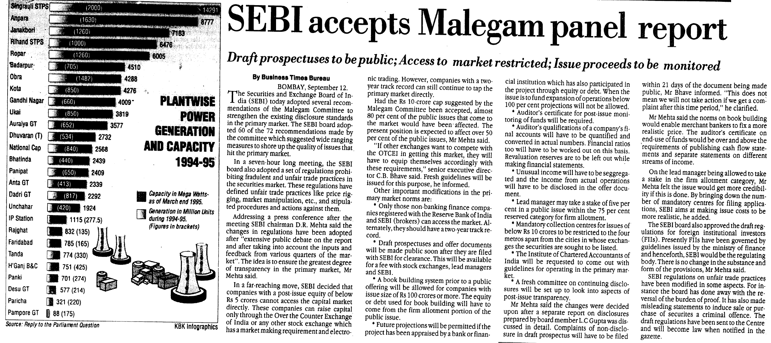 SEBI accepts Malegam panel report - MISM